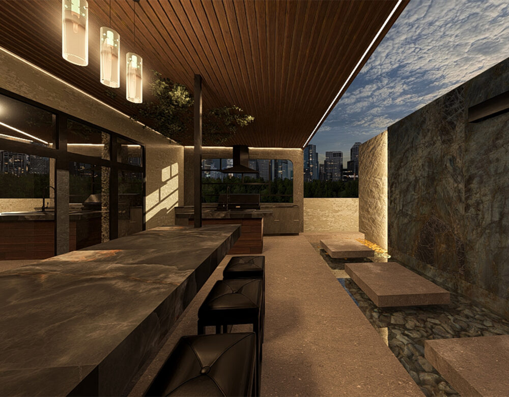Proyecto Terraza área social exterior